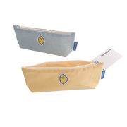 SECOND MORNING Lemony Checked Pen Case